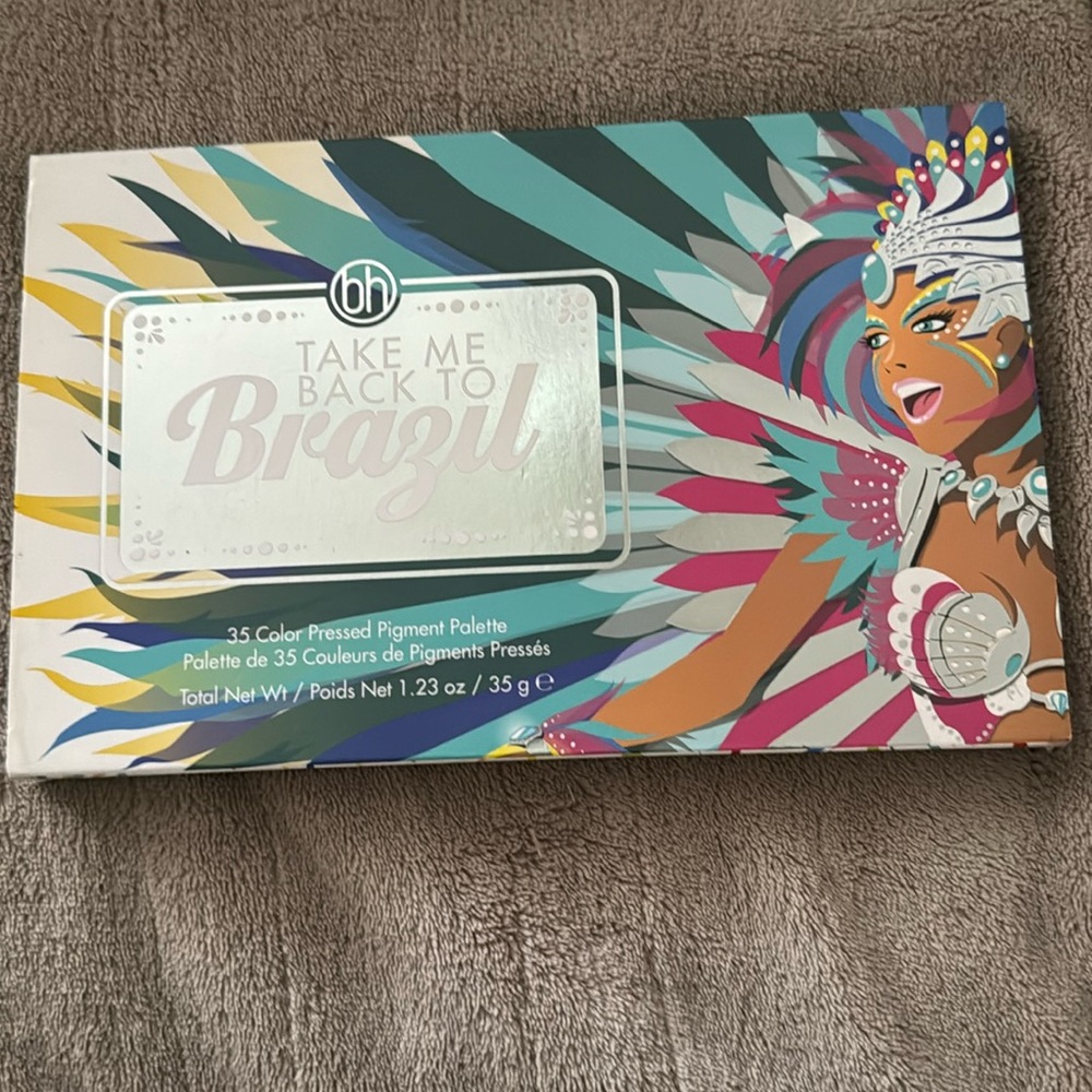 BNIB BH COSMETICS TAKE ME BACK TO BRAZIL PRESSED PIGMENT PALETTE